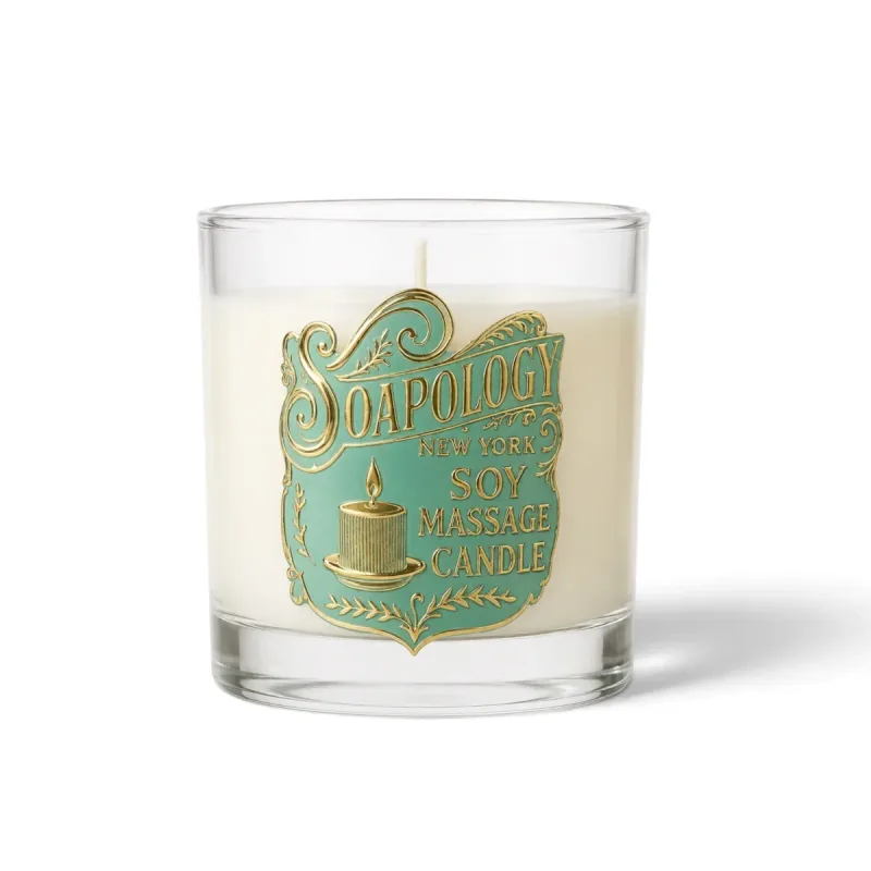 White Musk Soy Massage Candle