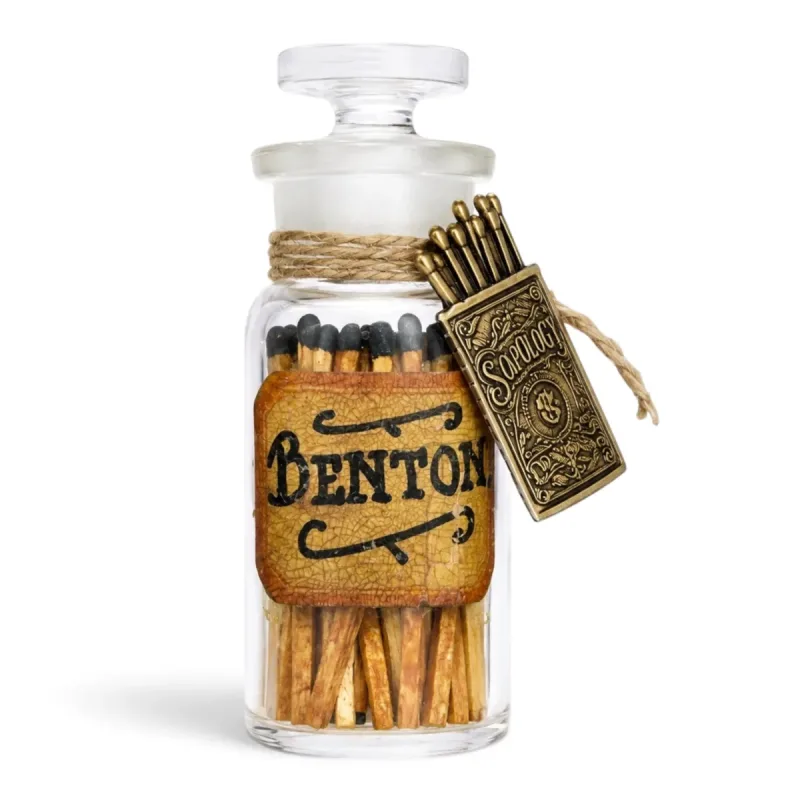 Benton Vintage Apothecary Match Bottle