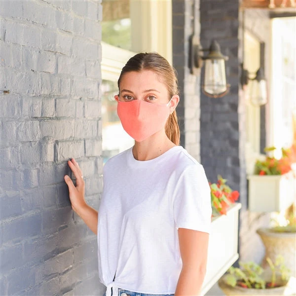 Face Masks, Micro Plush & Cotton, 4 Pieces Per Pack