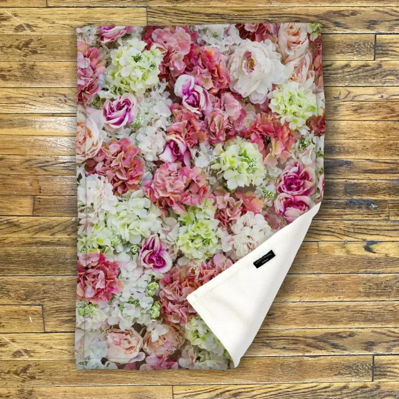 Bouquet Printed Throws | Flower Blankets