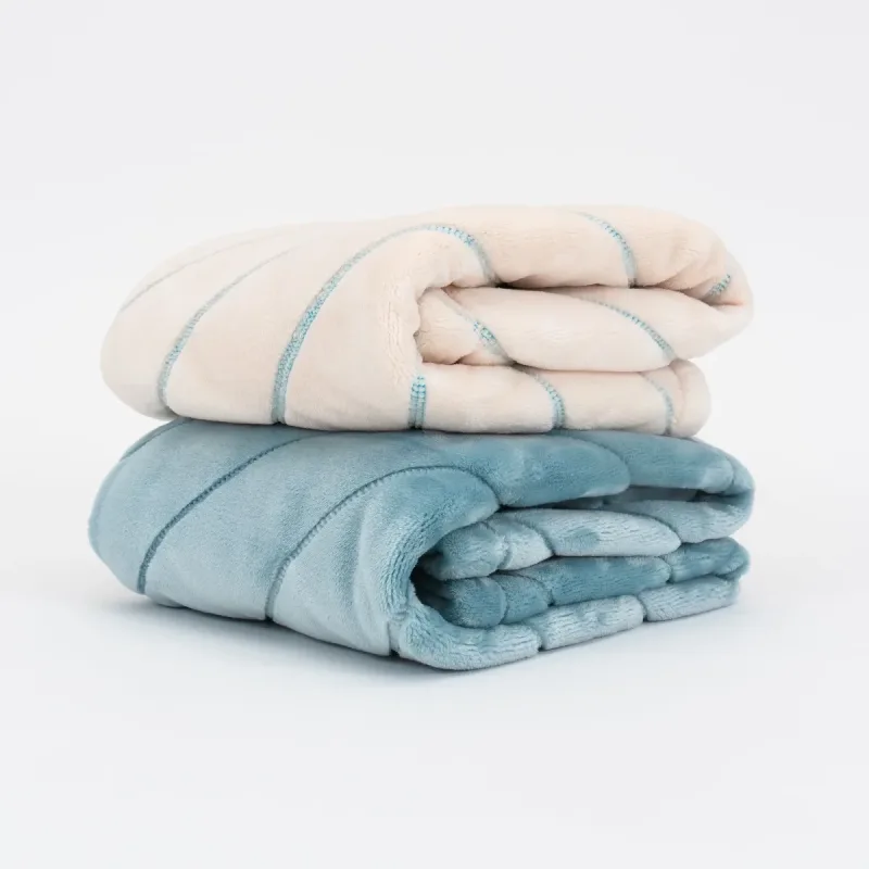 Baby Blanket - Birch on Luster Loft Fleece