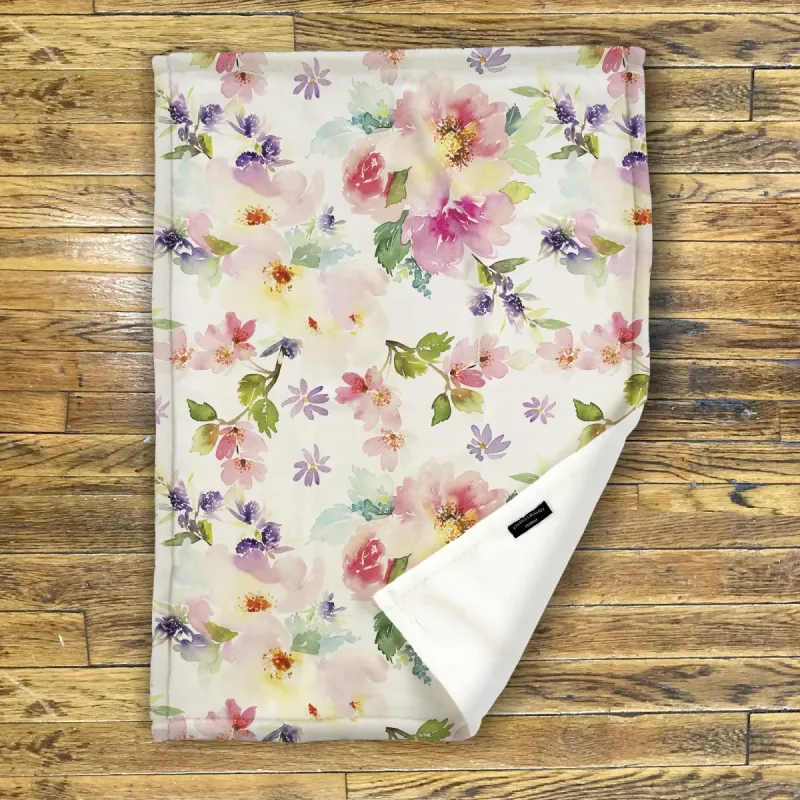 Flora Printed Throws | Floral Blanket Patterns
