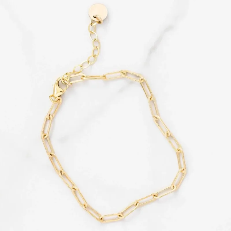 Paperclip Chain Bracelet