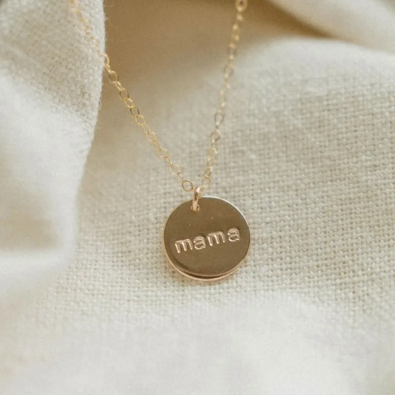 Mama Disc Necklace