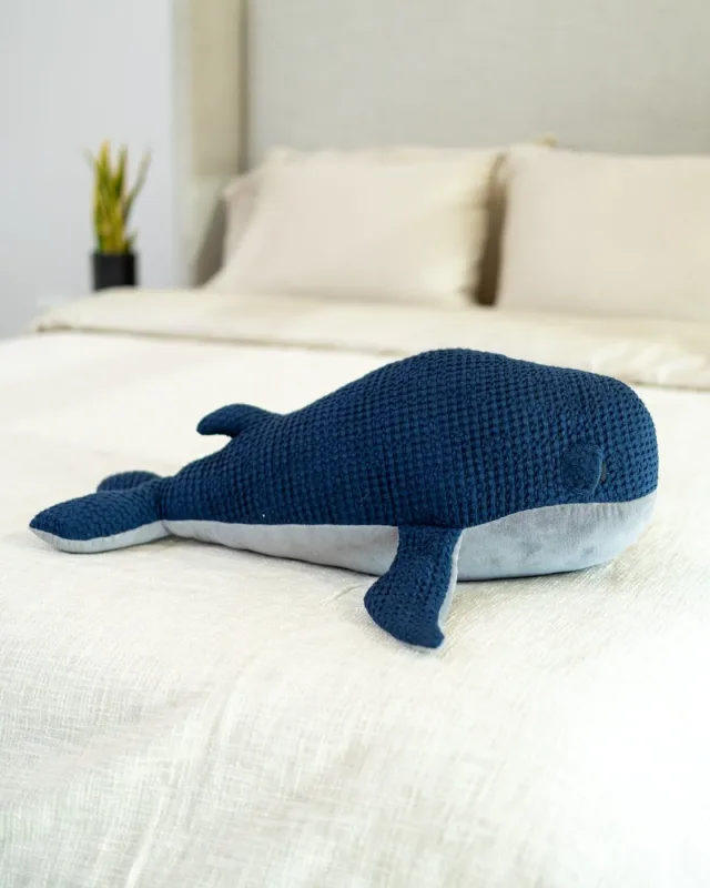 Organic Cotton Whale Pillow 80 Today Only
