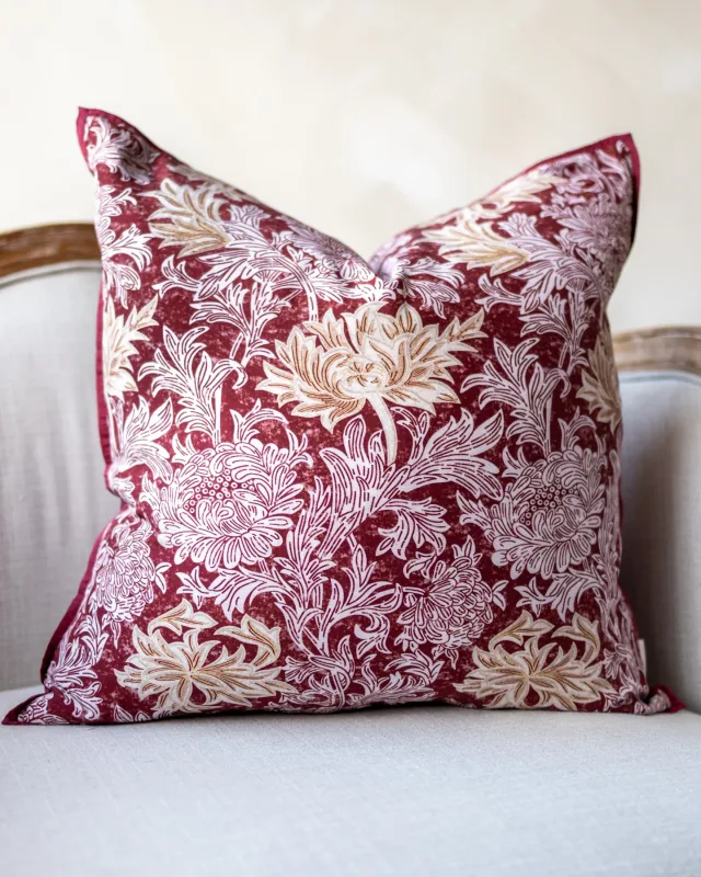 Rebecca Silk Throw Pillow