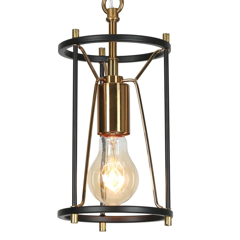 Geder 5" Wide Brass Mini Pendant