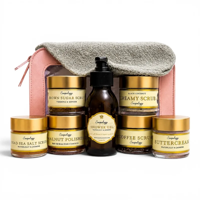 Travel Set (8pc)- Waterlily + Jasmine