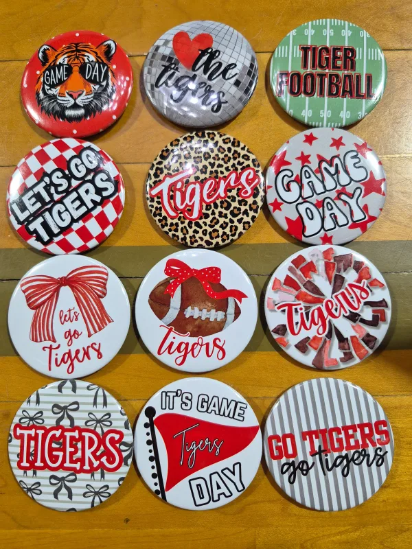 Tiger Spirit Buttons