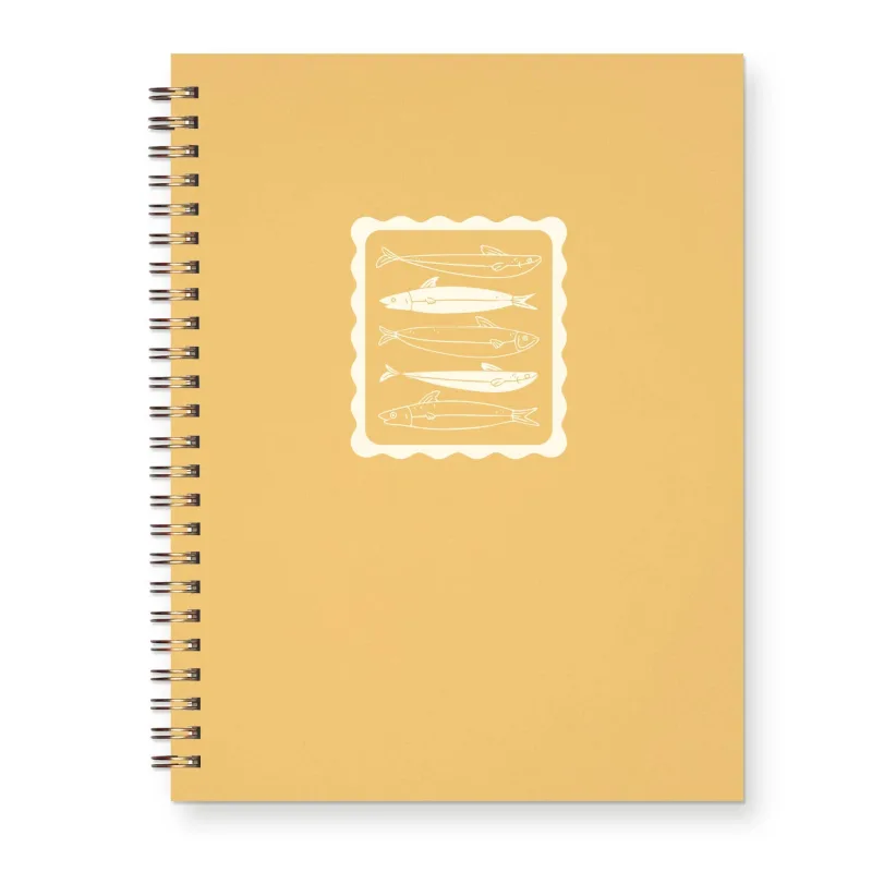 Ruff House Print Shop - Framed Fish Journal : Lined Notebook