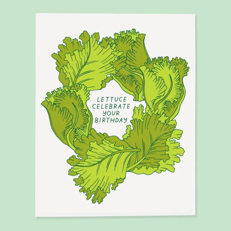 The Good Twin - Lettuce Bday Card