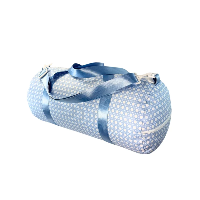Personalized Glossed Bungalow Blue Weekender