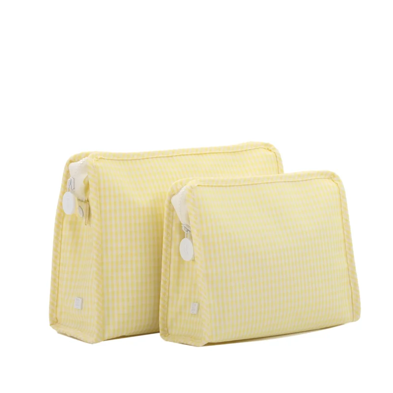 Personalized Nylon Gingham Yellow Duet