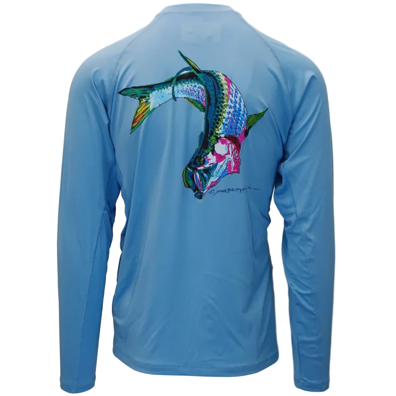 Tarpon Sun Shirt- Blue Wave