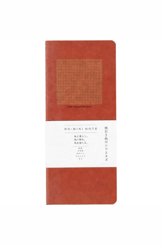 Yamamoto Paper RO-BIKI 2mm Grid Notebook