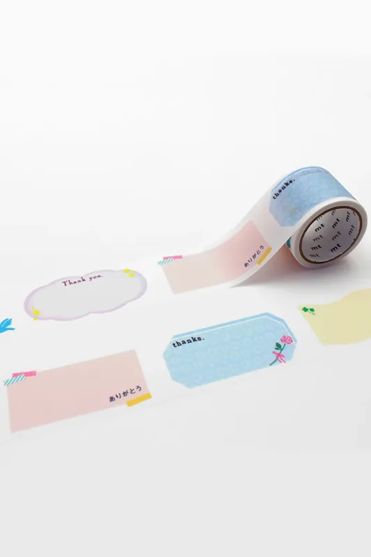 mt fab Perforated Washi Tape Thank You