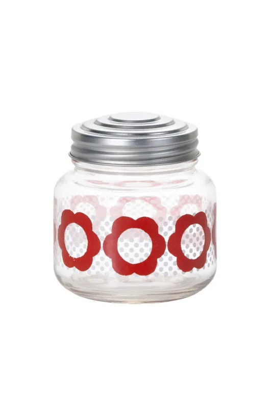 ADERIA Retro Mini Candy Jar Ruby Garden