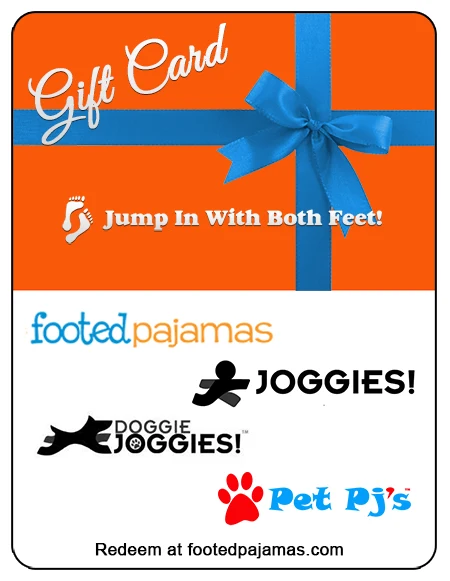 Footed Pajamas Gift Card