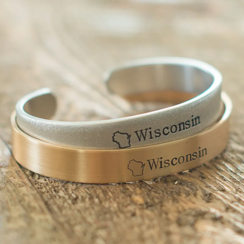 Wisconsin Cuff Bracelet