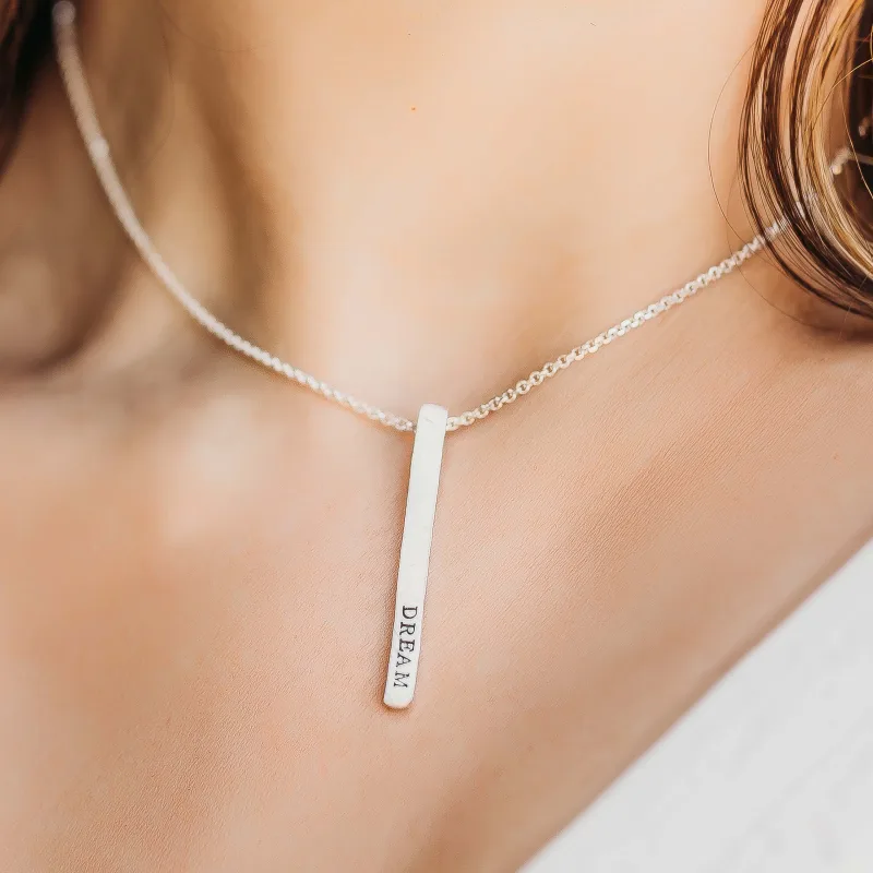 Vertical Bar Necklace