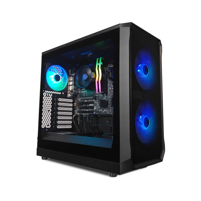 XOTIC PC Focus Optimal Gaming PC, Ryzen 5 5600G, Radeon Vega, 16GB RAM, 500GB SSD