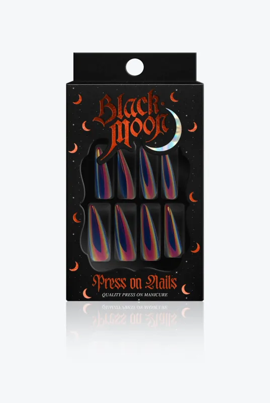INFERNO MOON PRESS ON NAILS