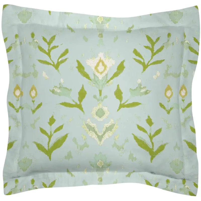 Petal Garden Aqua Sham
