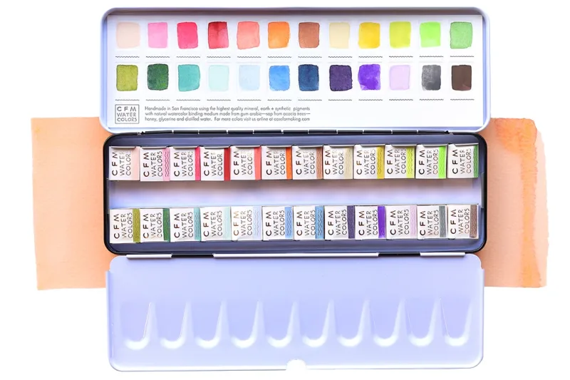 24-Color Seriously, All the Feels Blends Watercolor Palette