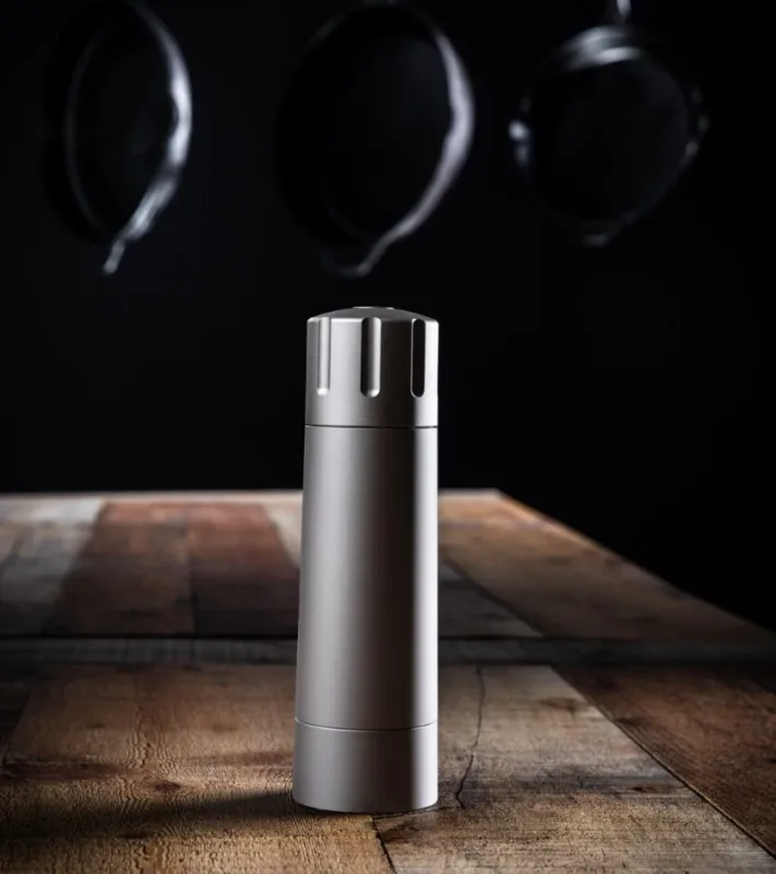 PREMIUM SALT CANNON: The Salt Grinder that Pairs with the Classic Pepper Cannon