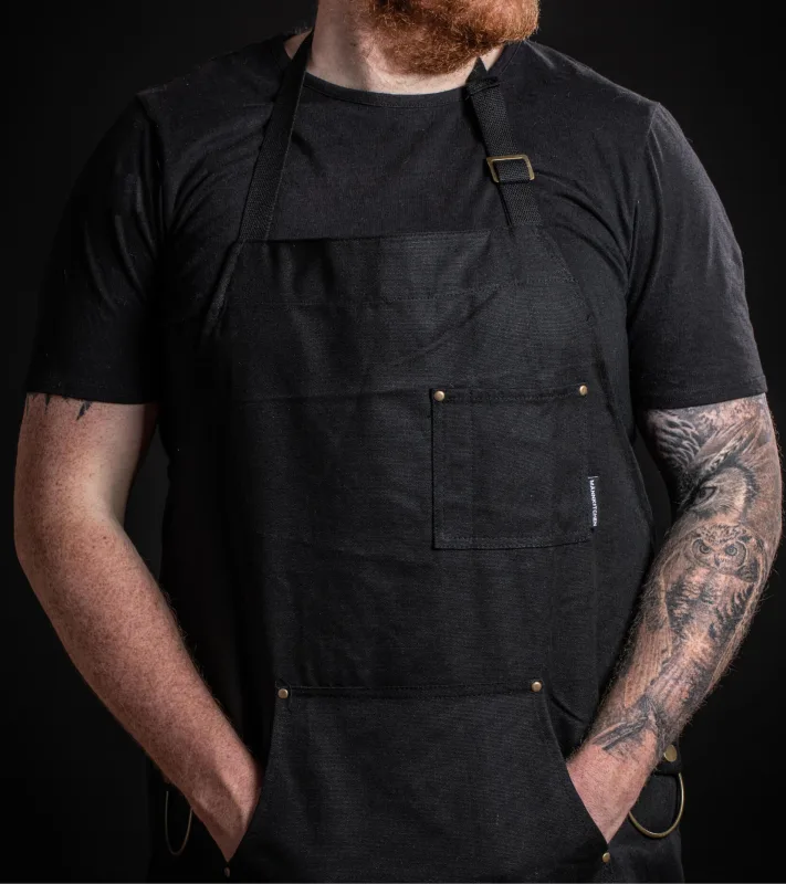 Adjustable Heavy Duty Canvas Apron with Pockets