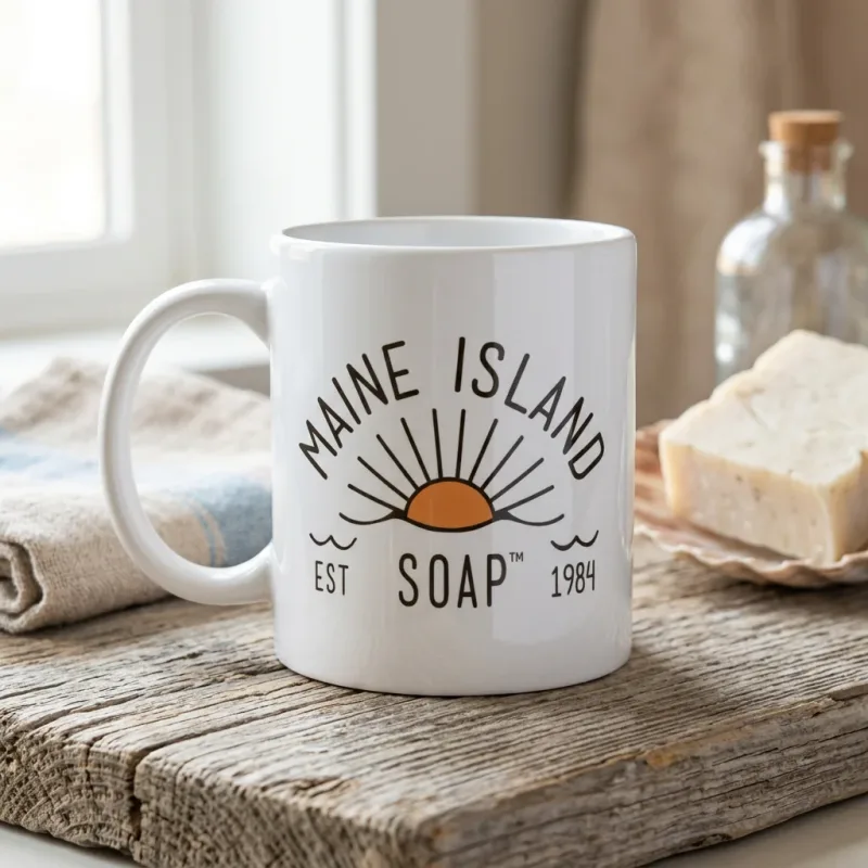 White Glossy Logo Mug