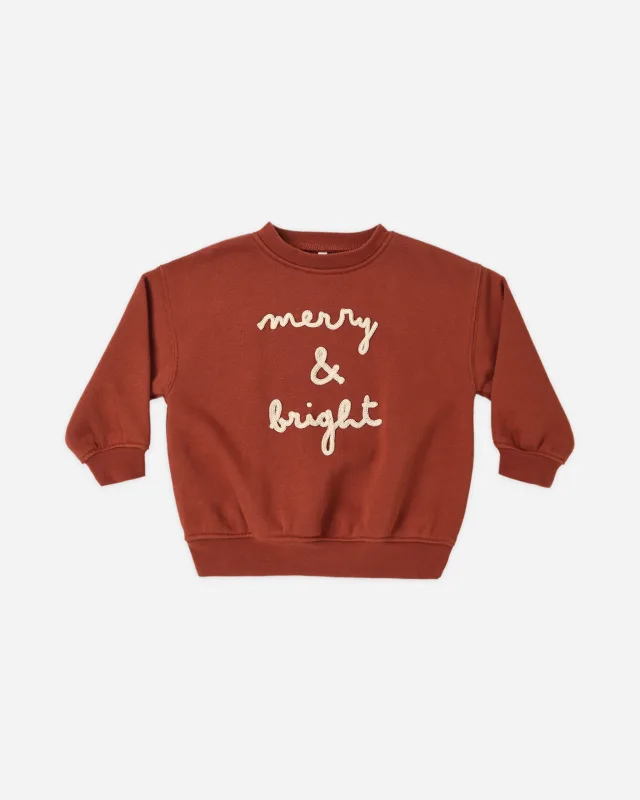 Relaxed Sweatshirt Merry & Bright
