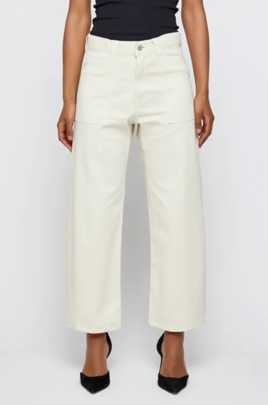Moussy Gusset Cargo Pomonok - Ivory
