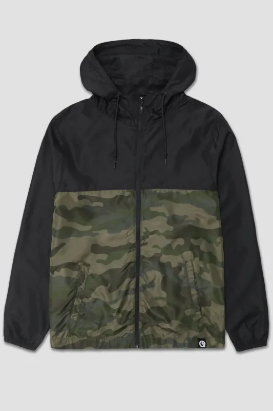 Dryflip Windbreaker (Black/Camo)
