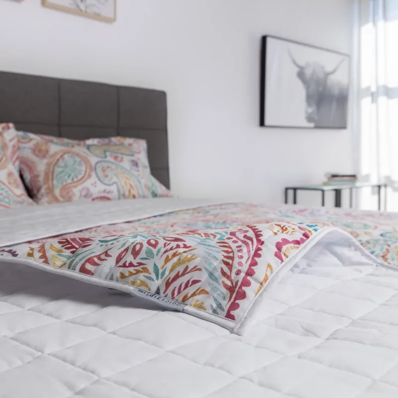 QuickZip Sateen Cotton Quilts with FREE Pillowcases!