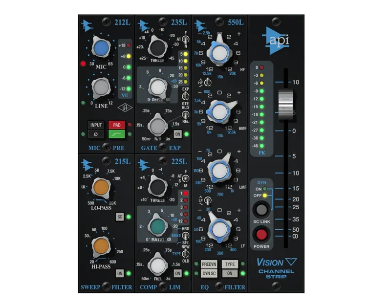 API Vision Channel Strip Collection